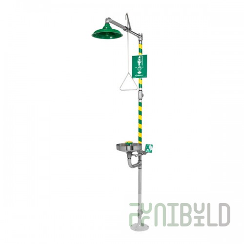 Haws Axion MSR 8300-8309 Emergency Shower with Eye / Face Wash Station