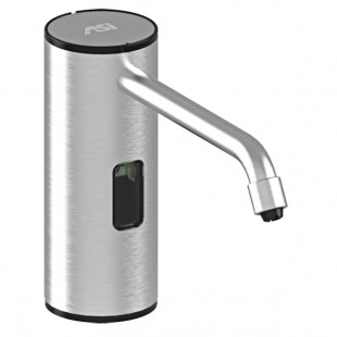 American Specialties, Inc. 10-0335-S Vanity-Mounted Satin Finish Automatic Foam Soap / Sanitizer Dispenser American Specialties, Inc. 10-0335-S Vanity-Mounted Satin Finish Automatic Foam Soap / Sanitizer Dispenser
