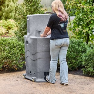 Lavex 26.4 Gallon Double Mobile Hand Wash Station