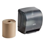 Lavex Translucent Black Automatic Paper Towel Dispenser with Motion Sensor and 6 Paper Towel Rolls Lavex Translucent Black Automatic Paper Towel Dispenser with Motion Sensor and 6 Paper Towel Rolls