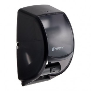 San Jamar R3500TBK Duett Classic Toilet Tissue Dispenser - Black Pearl San Jamar R3500TBK Duett Classic Toilet Tissue Dispenser - Black Pearl