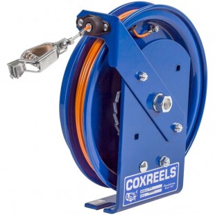 Coxreels SD-50-1 Spring Rewind Static Discharge Cable Reel with (1) 50' Stainless Steel Cable