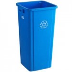 Busch Systems Sessanta 102094 64 Gallon Composite Two-Stream Decorative Trash Can with Tray Holder