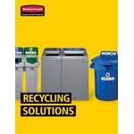 Rubbermaid® FG571873BLUE 18 Gallon Blue Rectangular Curbside Recycling Bin Rubbermaid® FG571873BLUE 18 Gallon Blue Rectangular Curbside Recycling Bin