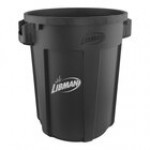 Libman 1570 32 Gallon Black Round Trash Can Libman 1570 32 Gallon Black Round Trash Can
