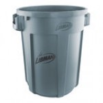 Libman 1570 32 Gallon Black Round Trash Can Libman 1570 32 Gallon Black Round Trash Can