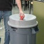 Rubbermaid® FG354300GRAY BRUTE Gray Round Funnel Top for FG263200 Containers 32 Gallon Rubbermaid® FG354300GRAY BRUTE Gray Round Funnel Top for FG263200 Containers 32 Gallon