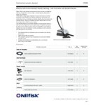 Advance by Nilfisk VP600 2.6 Gallon Canister Vacuum with HEPA Filtration and Tool Kit - 120V