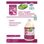 OdoBan 9602B62-G4 Earth Choice 1 Gallon / 128 oz. 3-in-1 Concentrated Carpet Cleaner - 4/Case