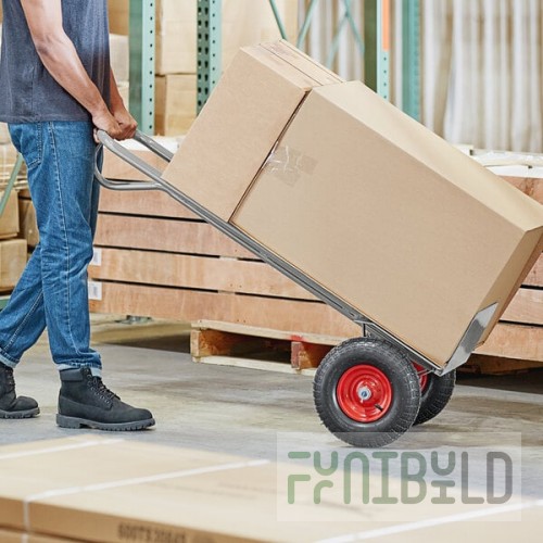 Lavex 660 lb. Gray Hand Truck With 13