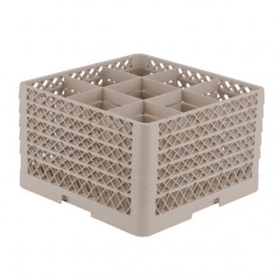 Vollrath TR10FFFFF Traex® Full-Size Beige 9-Compartment 11