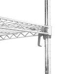 Metro 5A457C Stationary Super Erecta Adjustable 2 Series Chrome Wire Shelving Unit - 21 Metro 5A457C Stationary Super Erecta Adjustable 2 Series Chrome Wire Shelving Unit - 21