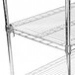 Metro 5A457C Stationary Super Erecta Adjustable 2 Series Chrome Wire Shelving Unit - 21 Metro 5A457C Stationary Super Erecta Adjustable 2 Series Chrome Wire Shelving Unit - 21