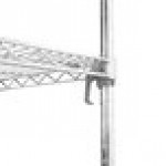 Metro 5A457C Stationary Super Erecta Adjustable 2 Series Chrome Wire Shelving Unit - 21 Metro 5A457C Stationary Super Erecta Adjustable 2 Series Chrome Wire Shelving Unit - 21