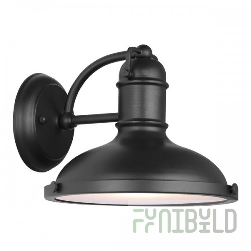 Canarm Marcella Matte Black Outdoor Wall Light - 120V, 60W
