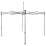 Caravan Canopy 21003106010 Aluma 10' x 10' White Heavy-Duty Commercial Grade Instant Canopy Deluxe Kit with Side Walls