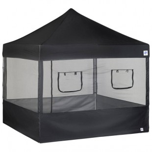E-Z Up SPFM104TCBK 10' Food Booth Black Mesh Sidewall - 4/Set E-Z Up SPFM104TCBK 10' Food Booth Black Mesh Sidewall - 4/Set