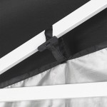 E-Z Up SPFM104TCBK 10' Food Booth Black Mesh Sidewall - 4/Set E-Z Up SPFM104TCBK 10' Food Booth Black Mesh Sidewall - 4/Set