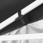 E-Z Up SPFM104TCBK 10' Food Booth Black Mesh Sidewall - 4/Set E-Z Up SPFM104TCBK 10' Food Booth Black Mesh Sidewall - 4/Set