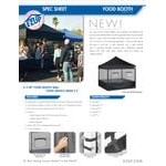 E-Z Up SPFM104TCBK 10' Food Booth Black Mesh Sidewall - 4/Set E-Z Up SPFM104TCBK 10' Food Booth Black Mesh Sidewall - 4/Set