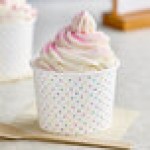 Choice 12 oz. Polka Dot Paper Frozen Yogurt / Food Cup - 50/Pack Choice 12 oz. Polka Dot Paper Frozen Yogurt / Food Cup - 50/Pack
