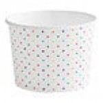Choice 12 oz. Polka Dot Paper Frozen Yogurt / Food Cup - 50/Pack Choice 12 oz. Polka Dot Paper Frozen Yogurt / Food Cup - 50/Pack
