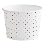 Choice 12 oz. Polka Dot Paper Frozen Yogurt / Food Cup - 50/Pack Choice 12 oz. Polka Dot Paper Frozen Yogurt / Food Cup - 50/Pack