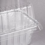Durable Packaging 2 lb. Foil Bread Loaf Pan with Clear Dome Lid - 25/Case Durable Packaging 2 lb. Foil Bread Loaf Pan with Clear Dome Lid - 25/Case