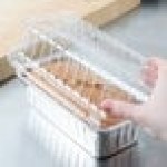 Durable Packaging 2 lb. Foil Bread Loaf Pan with Clear Dome Lid - 25/Case Durable Packaging 2 lb. Foil Bread Loaf Pan with Clear Dome Lid - 25/Case
