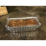 Durable Packaging 2 lb. Foil Bread Loaf Pan with Clear Dome Lid - 25/Case Durable Packaging 2 lb. Foil Bread Loaf Pan with Clear Dome Lid - 25/Case
