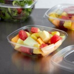 Fineline 15024M-CL Super Bowl Plus 24 oz. Clear Square PET Plastic Bowl - 300/Case Fineline 15024M-CL Super Bowl Plus 24 oz. Clear Square PET Plastic Bowl - 300/Case
