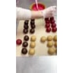 Noble Medium Powdered Disposable 3 Mil Thick Vinyl Gloves for Foodservice - 100/Box