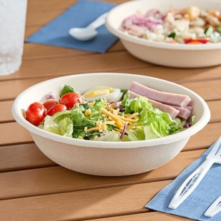 Dart 32 oz. Compostable Fiber Take-Out Bowl - 300/Case Dart 32 oz. Compostable Fiber Take-Out Bowl - 300/Case