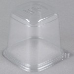 Placon 24 oz. Square Recycled PET Deli Container - 400/Case Placon 24 oz. Square Recycled PET Deli Container - 400/Case