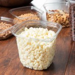 Placon 24 oz. Square Recycled PET Deli Container - 400/Case Placon 24 oz. Square Recycled PET Deli Container - 400/Case