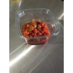 Placon 24 oz. Square Recycled PET Deli Container - 400/Case Placon 24 oz. Square Recycled PET Deli Container - 400/Case