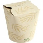 World Centric NoTree #50 1/2 lb. Compostable Food Tray - 1,000/Case