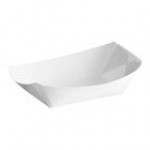 #50 1/2 lb. Red Plaid Paper Food Tray - 1,000/Case