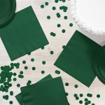 Creative Converting 663124B Hunter Green 2-Ply 1/4 Fold Luncheon Napkin - 600/Case