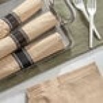 EcoChoice WrapNap 2-Ply Natural Kraft 1/4 Fold Dinner Napkin 16 EcoChoice WrapNap 2-Ply Natural Kraft 1/4 Fold Dinner Napkin 16