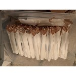 EcoChoice WrapNap 2-Ply Natural Kraft 1/4 Fold Dinner Napkin 16 EcoChoice WrapNap 2-Ply Natural Kraft 1/4 Fold Dinner Napkin 16