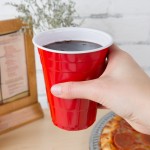 Choice 16 oz. Red Plastic Cup - 1,000/Case Choice 16 oz. Red Plastic Cup - 1,000/Case