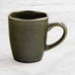 Acopa Highlands 10 oz. Juniper Green China Mug - Sample