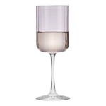 Libbey Linear 13.5 oz. Pink Wine / Cocktail Glass - Sample
