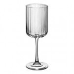Libbey Linear 13.5 oz. Pink Wine / Cocktail Glass - Sample
