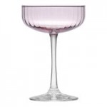 Libbey Linear 13.5 oz. Pink Wine / Cocktail Glass - Sample
