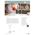 Libbey Linear 13.5 oz. Pink Wine / Cocktail Glass - Sample