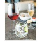 Libbey Linear 13.5 oz. Pink Wine / Cocktail Glass - Sample