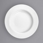 International Tableware Bristol 2-Compartment Bright White Porcelain Bowl with 3 oz. Round Wells - 12/Case International Tableware Bristol 2-Compartment Bright White Porcelain Bowl with 3 oz. Round Wells - 12/Case