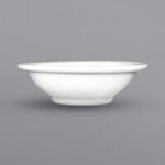 International Tableware Bristol 2-Compartment Bright White Porcelain Bowl with 3 oz. Round Wells - 12/Case International Tableware Bristol 2-Compartment Bright White Porcelain Bowl with 3 oz. Round Wells - 12/Case